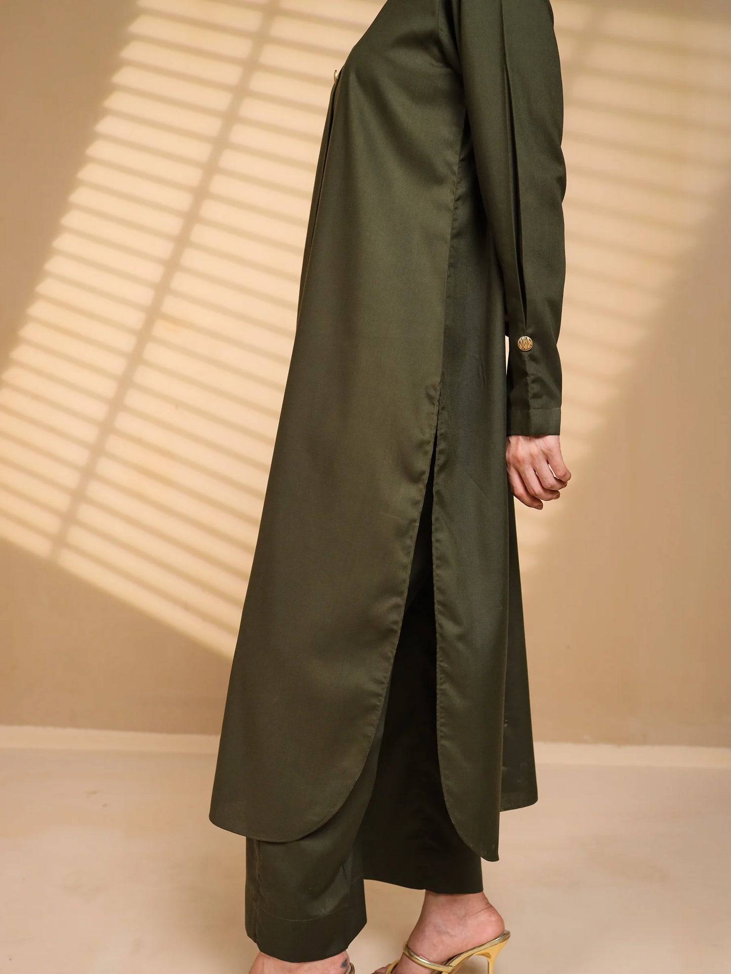 Deep Olive Green Suit