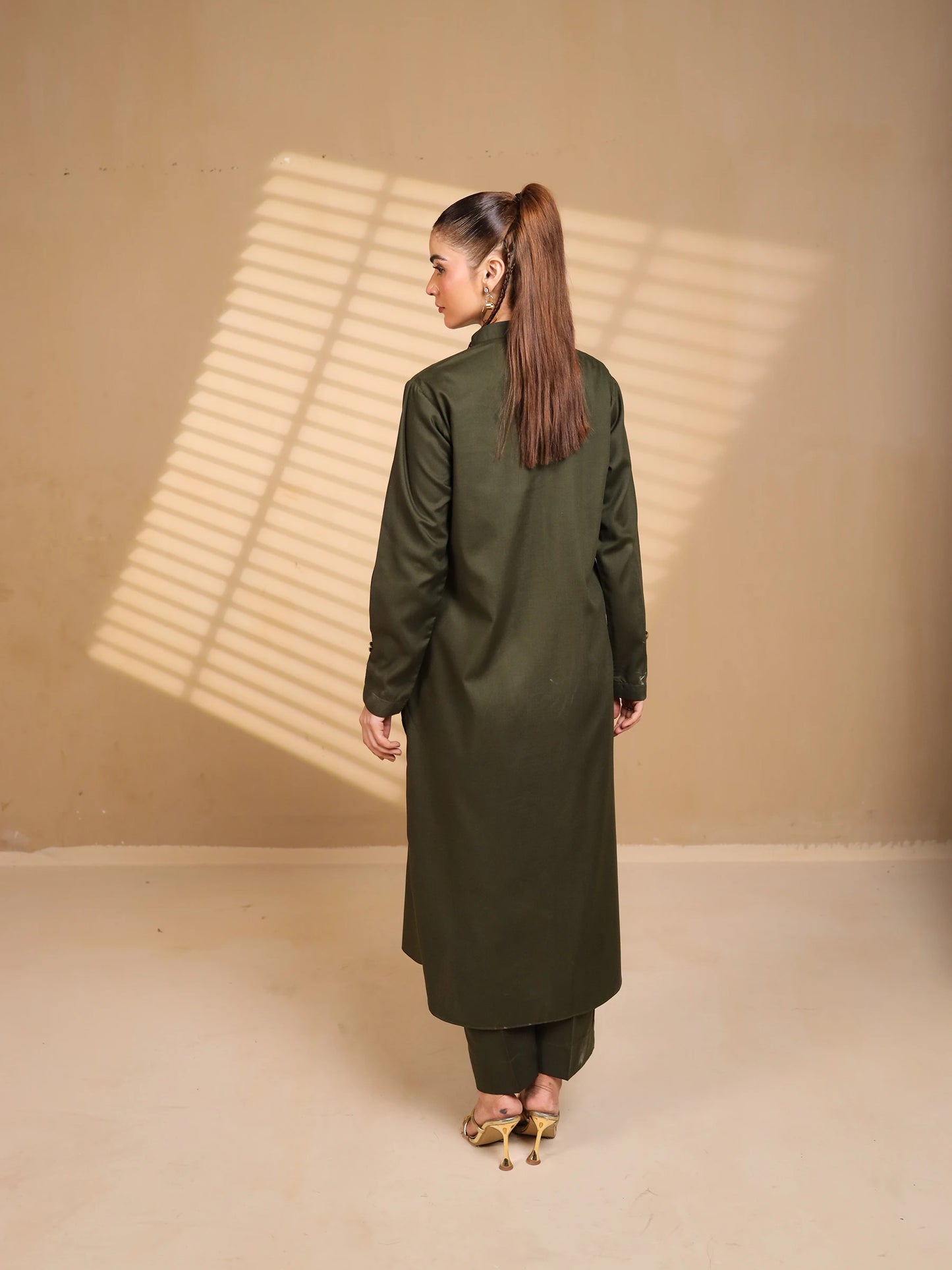 Deep Olive Green Suit